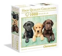 CLEMENTONI Puzzle 1000 I tre Labrador Square Box
