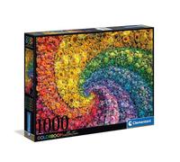 Clementoni - Puzzle 1000 Piezas Colores Color Boom Whirl, Puzzle Adulto Colores (39594)