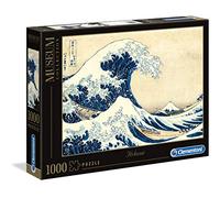 Clementoni Puzzle 1000 Piezas Cuadro La Gran Ola, Hokusai, Colección Museos, Puzzle Adulto (39378), Multicolor