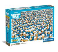 Clementoni Puzzle 1000 piezas Imposible Donald Duck, Adultos, caja compacta, fabricado en Italia