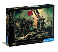 Clementoni - 39549 - Museum Collection Puzzle Louvre - Delacroix, Liberty Leadin