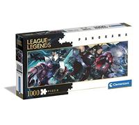 Clementoni - Puzzle 1000 Piezas panorámico LOL, League of Legends, Puzzle Series Netflix Arcane(39670)