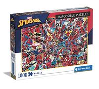 Clementoni - Puzzle 1000 Piezas Spiderman Impossible, Puzzle Adulto Superheroes Marvel(39657)