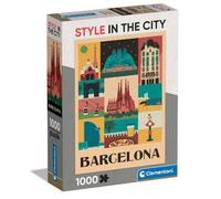 Clementoni - Puzzle 1000 piezas - Style in the City Barcelona