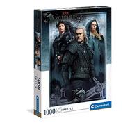 Clementoni - Puzzle 1000 Piezas The Witcher, Puzzle Adulto Series Netflix (39592)