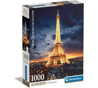 Clementoni - Puzzle 1000 piezas Torre Eiffel ㅤ
