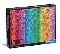 Clementoni - Puzzle 1500 Piezas ColorBoom Pixels, Puzzle Adulto Colores(31689)