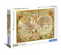 Clementoni Puzzle 2000 piezas Adultos Collection Mapa Antiguo histórico y educativo 32557