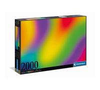 Clementoni - Puzzle Color Boom Gradient - 2000 piezas, adulto, colores (32568)