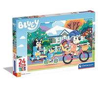 Clementoni - Puzzle 24 Piezas Maxi Bluey Puzzle Infantil Piezas Grandes A Partir De 3 Años (24234)