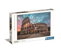 Clementoni Puzzle 3000 Piezas Paisaje El Coliseo Roma, Puzzle Adulto Roma (33548), No Color
