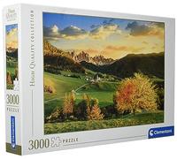 Clementoni - Puzzle 3000 piezas paisaje Los Alpes, puzzle adulto (33545)