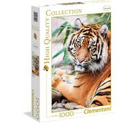 Clementoni Puzzle 39295 Sumatran Tigre 1000 Piezas Gato Depredador Motivo Animal