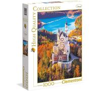 Clementoni Puzzle 39382 Schwanstein 1000 Piezas Baviera Castillo Puzzle Ocio