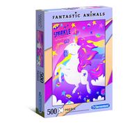 Clementoni Puzzle 500 Animales Fantásticos Licorne 35066