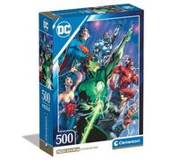 Clementoni - Puzzle 500 piezas DC Cómics - Liga de la justicia