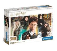 Clementoni 35534 Harry Potter Jigsaw 500 Pieces-Poster Included, Puzzle for Adul