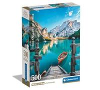 Clementoni Collection Braies Lake-Puzzle De 500 Piezas, Rompecabezas Adultos, Entretenimento, 35538, Multicolor