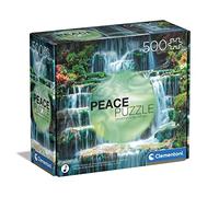 Clementoni - Puzzle 500 Piezas Mindfulness, The Flow, Puzzle Adulto Relajante El Movimiento(35117)