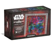 Clementoni Puzzle 520 Piezas Star Wars EP VII-IX Marco Luz RGB - 35163 | Rompecabezas de 520 piezas con marco iluminado - Merch Set para fans y coleccionistas - Ideal como decoración y regalo