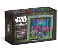 Clementoni Puzzle 520 Piezas Star Wars Marco Luz RGB - 35161 | Rompecabezas de 520 piezas con marco iluminado - Merch Set para fans y coleccionistas - Ideal como decoración y regalo