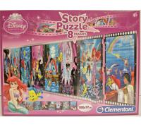 Clementoni Puzzle 8 x 25 Piezas Story Puzzle Disney Princess