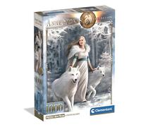 Clementoni - Puzzle Adulto 1000 Piezas Anne Stokes Winter Guardians Compact Box, 39957