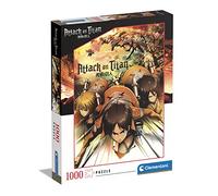 Clementoni - Puzzle de 1000 piezas: Ataque de los Titanes ㅤ