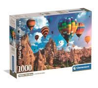 Clementoni - Puzzle Adulto 1000 Piezas Collection Balloons In Cappadocia Compact Box, 39988