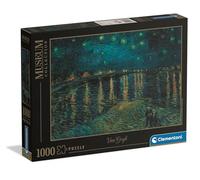 Clementoni - Puzzle Adulto 1000 Piezas Collection Museum Clementoni - Puzzle Adulto S. Night Over The Rhone, 37089