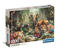 Clementoni - Puzzle Adulto 1000 Piezas Collection Mystic Jungle Compact Box, 39987