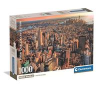 Clementoni - Puzzle Adulto 1000 Piezas Collection New York City Compact Box, 39944