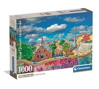 Clementoni - Puzzle Adulto 1000 Piezas Collection Park Güell, Barcelona Compact Box, 39954