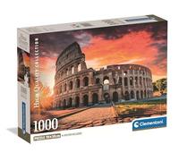 Clementoni - Puzzle Adulto 1000 Piezas Collection Roman Sunset Compact Box, 39985