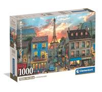 Clementoni - Puzzle Adulto 1000 Piezas Collection Streets of Paris Compact Box, 39983