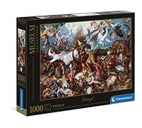 Clementoni - Puzzle Adulto 1000 Piezas Cuadro La Caída de los Ángeles Rebeldes de Bruegel, Colección Museos, (39662)