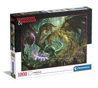 Clementoni 39734 Dungeons & Dragons 1000 Pieces, Jigsaw Puzzle for Adults-Made i