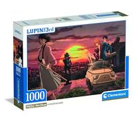 Clementoni - Puzzle para adultos - Lupin III - 1000 piezas - Compact Box