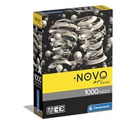 Clementoni-Puzzle Adulto 1000 Piezas M. C. Escher Lazos de Union Compact-Desde 1