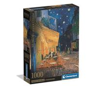 Clementoni - Puzzle Adulto 1000 Piezas Museum Cafe Terrace V.Gogh Compact Box, 39969