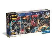 Clementoni - Puzzle Adulto 1000 Piezas Panorama Batman Compact Box, DC Comics, 39500