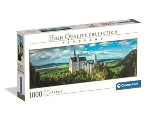 Clementoni - Puzzle Adulto 1000 Piezas Panorama Collection The Neuschwanstein Castle, 39883
