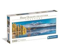 Clementoni - Puzzle Adulto 1000 Piezas Panorama Collection Wanaka'S Golden Reflect, 39886