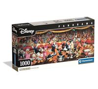 Clementoni - Puzzle Adulto 1000 Piezas Panorama Walt Disney Orchestra Compact Box, Walt Disney, 37067
