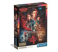 Clementoni - Puzzle Adulto 1000 Piezas Stranger Things S04 Compact Box, 39980