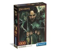 Clementoni - Puzzle Adulto 1000 Piezas The Lord of The Rings Compact Box, 39963