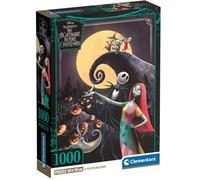 Clementoni Puzzle adulto 1000 piezas Walt Disney Nightmare Before Xmas Compact Box 37060