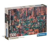 Clementoni - Puzzle Adulto 1500 Piezas Collection The Hive, Hong Kong Compact Box, 31732