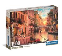 Clementoni - Puzzle Adulto 1500 Piezas Collection Venezia Compact Box, 31743