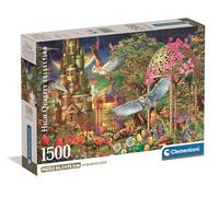 Clementoni - Puzzle Adulto 1500 Piezas Collection Woodland Fantasy Garden Compact Box, 31741